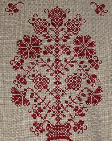 Tree of Life (Austrian cross-stitch folk-art)